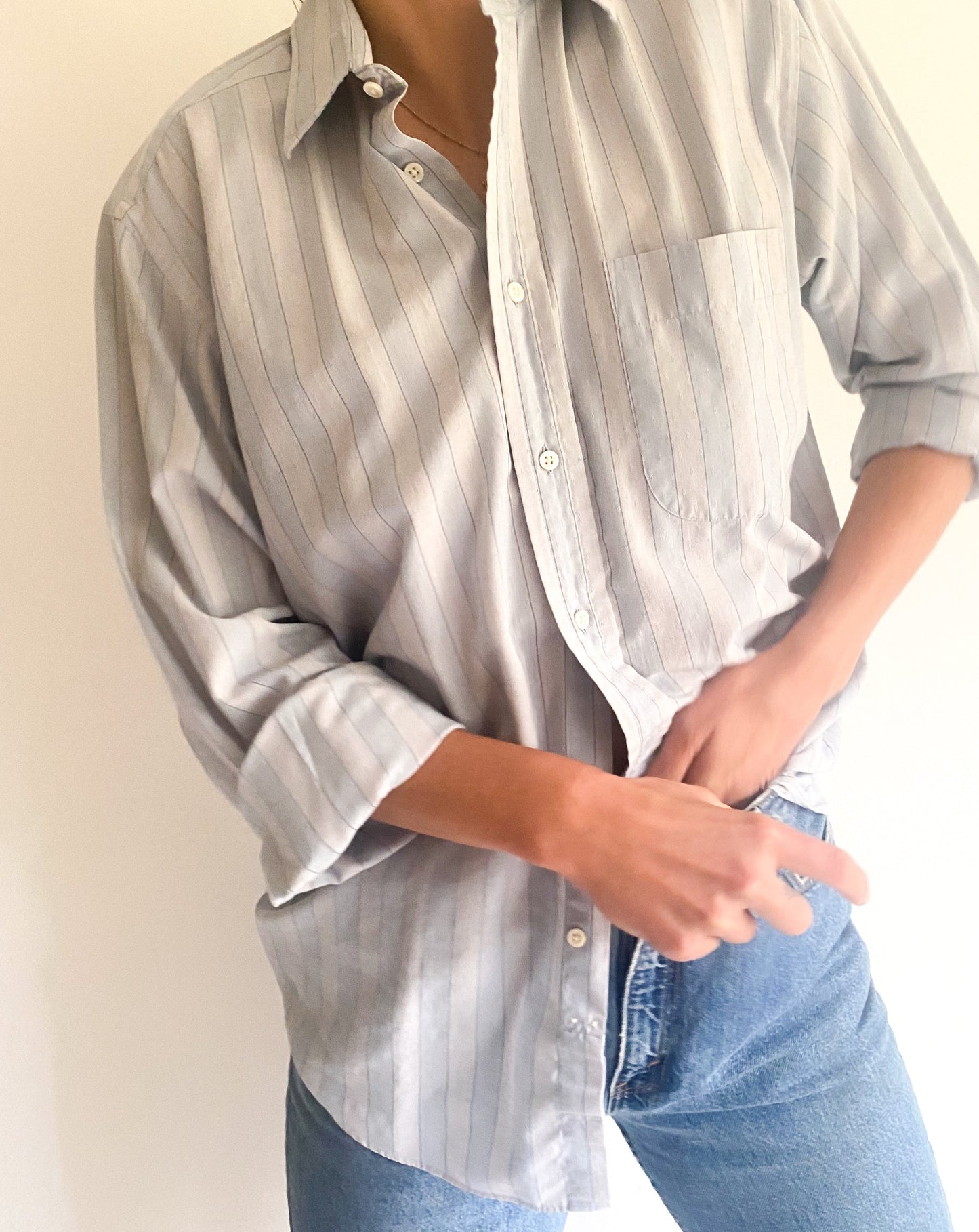 Vintage Yves Saint Laurent Stripe Shirt