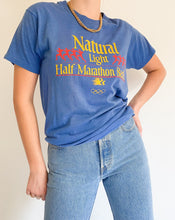 Load image into Gallery viewer, Vintage 80s Natural Light Olympics Blue Tee
