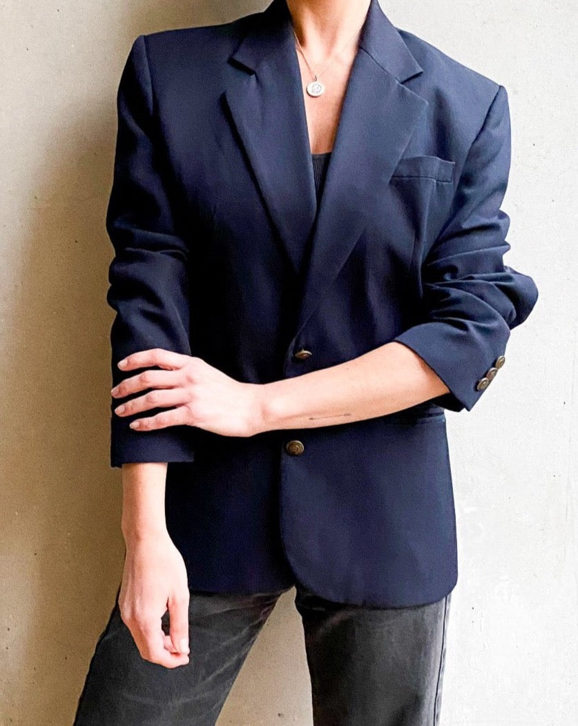 Vintage Classic Navy Blazer