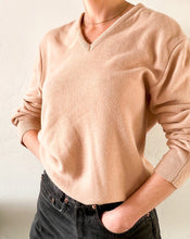 Load image into Gallery viewer, Vintage Beige V-Neck Sweater
