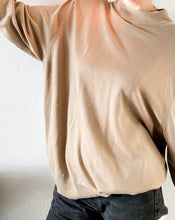 Load image into Gallery viewer, Vintage Camel Mock Neck Sweater
