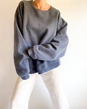 Load image into Gallery viewer, Vintage Faded Blue Sweatshirt

