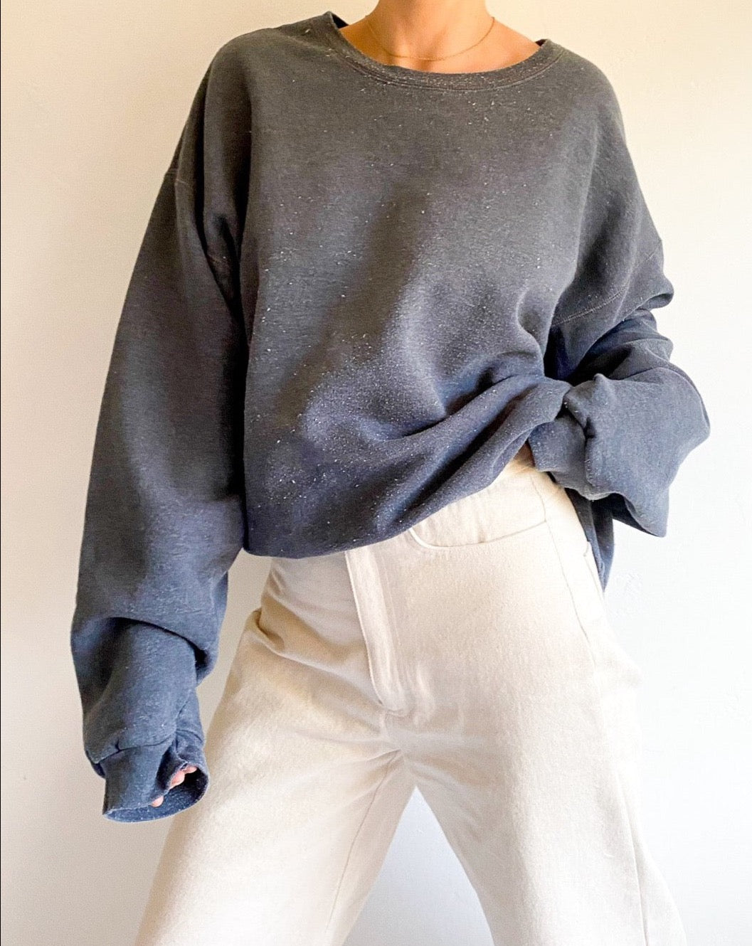 Vintage Faded Blue Sweatshirt