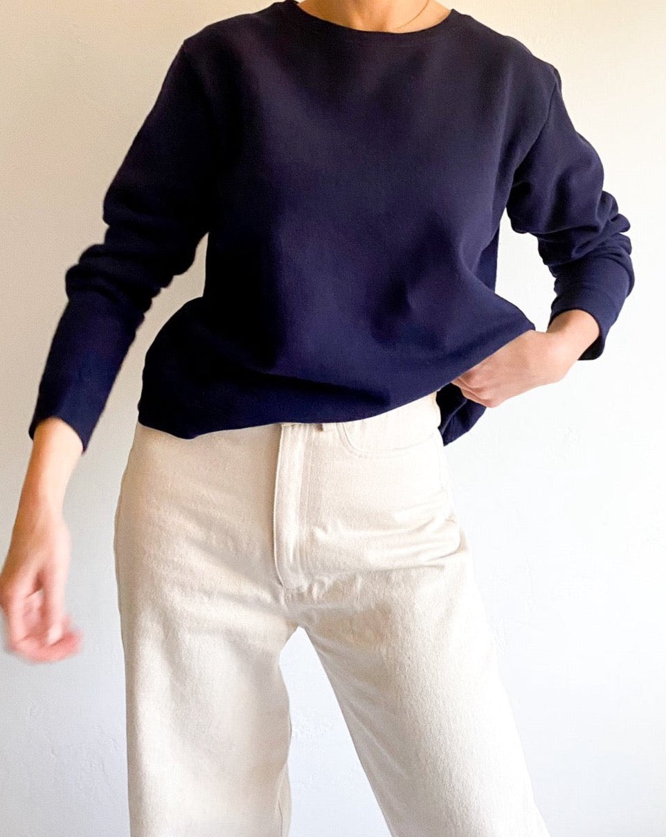 Vintage Navy Blue Sweat Suit