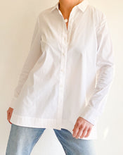 Load image into Gallery viewer, White Cotton Trapeze Shirt
