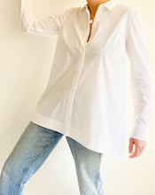 Load image into Gallery viewer, White Cotton Trapeze Shirt

