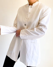 Load image into Gallery viewer, Vintage White Linen Jacket
