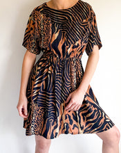 Load image into Gallery viewer, Vintage Animal Print Dress
