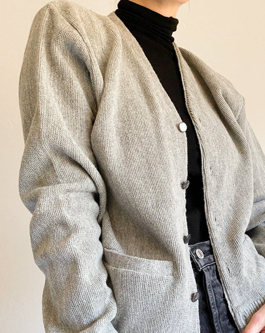 Vintage Grey Cardigan