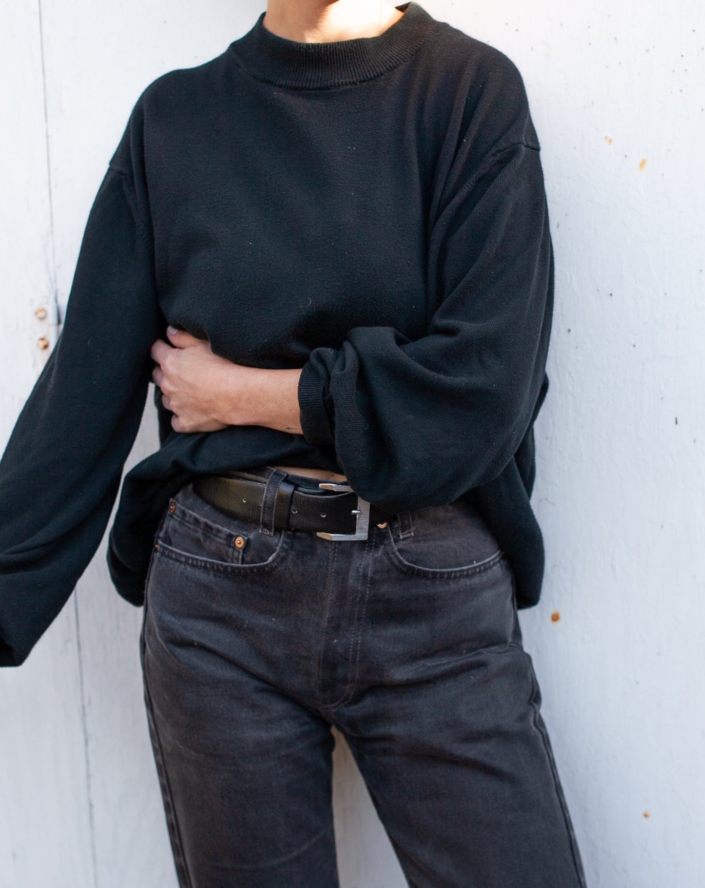 Vintage Black Pullover Sweater