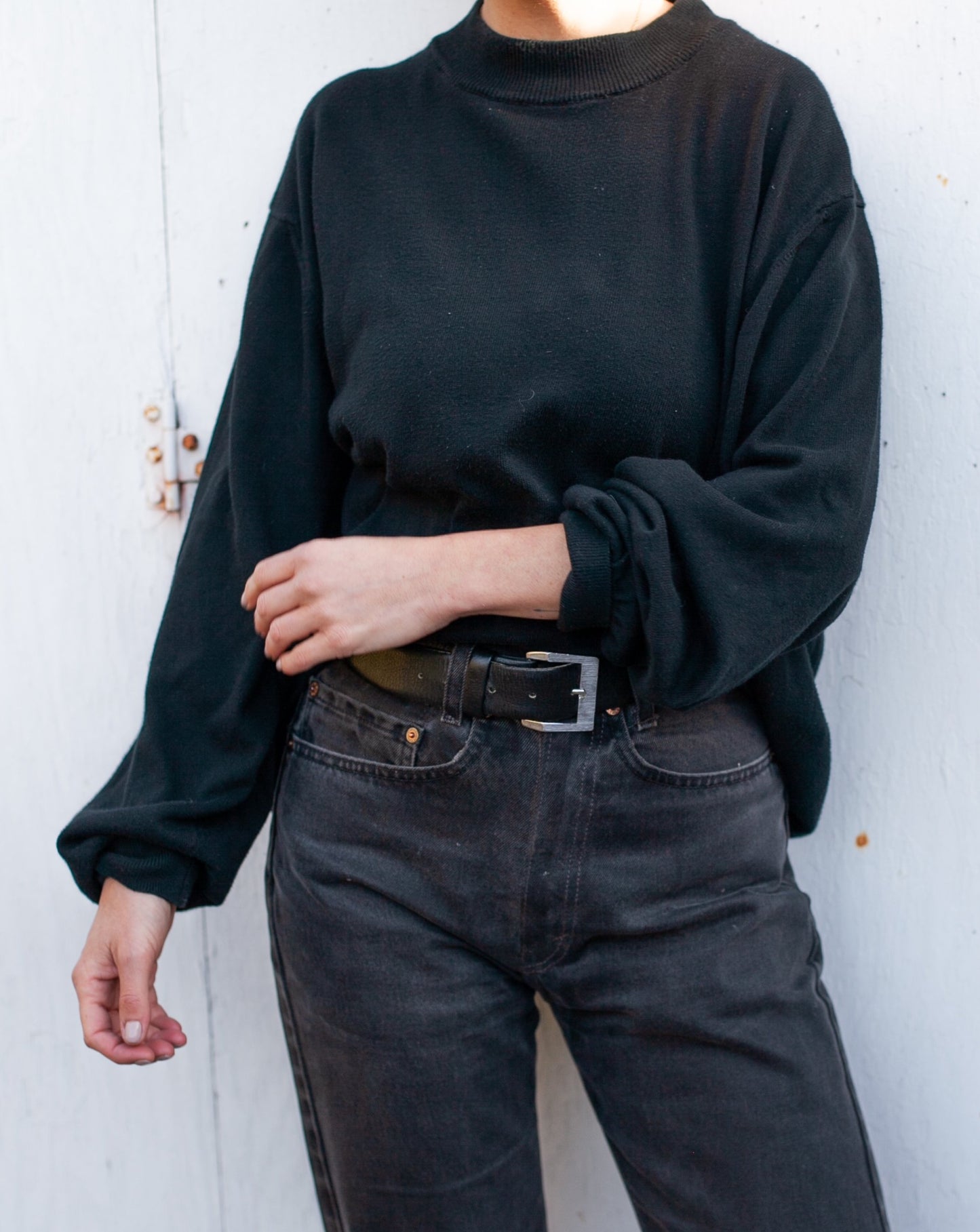 Vintage Black Pullover Sweater