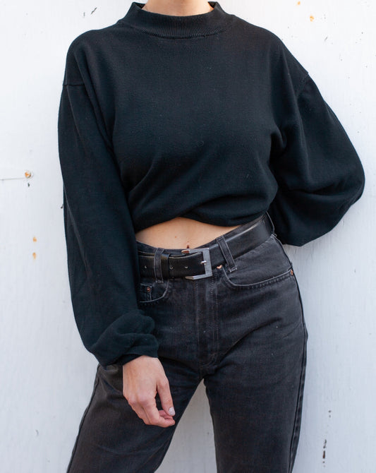 Vintage Black Pullover Sweater