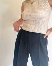 Load image into Gallery viewer, Vintage Ivory Ruched Tank
