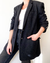 Load image into Gallery viewer, Vintage Ralph Lauren Charcoal Wool Blazer
