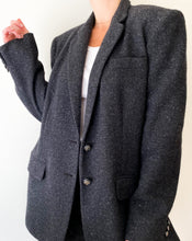 Load image into Gallery viewer, Vintage Ralph Lauren Charcoal Wool Blazer
