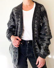 Load image into Gallery viewer, Vintage Grey Argyle Cardigan
