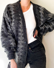 Load image into Gallery viewer, Vintage Grey Argyle Cardigan
