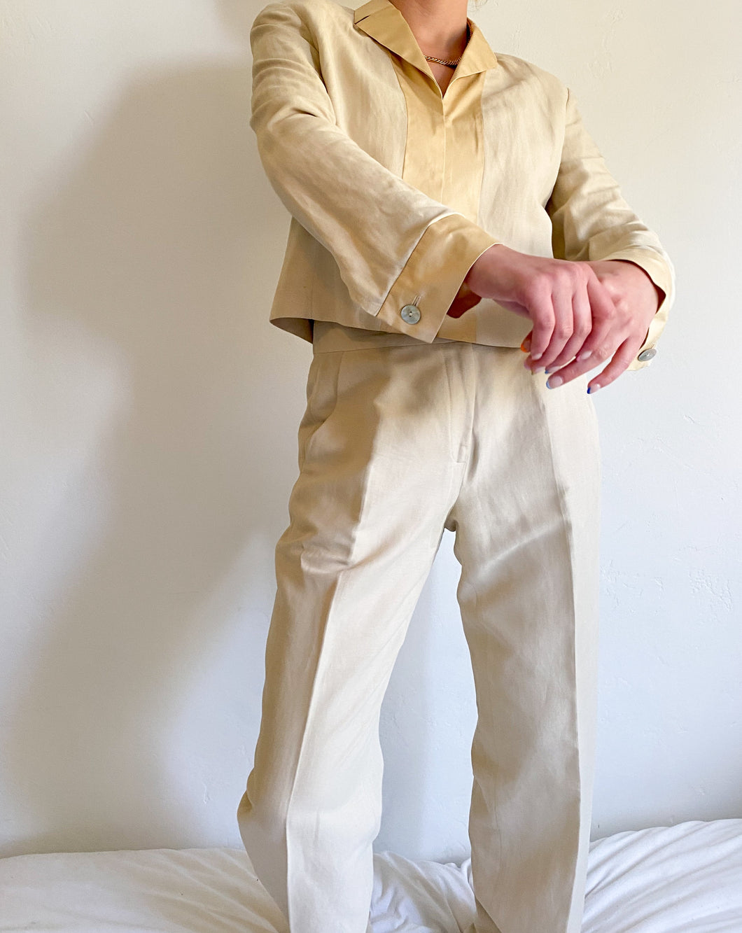 Vintage Zapa Beige Suit