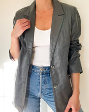 Load image into Gallery viewer, Vintage Wilson&#39;s Grey Leather Blazer
