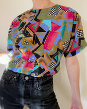 Load image into Gallery viewer, Vintage Geometric Print Blouse
