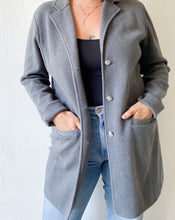 Load image into Gallery viewer, Vintage Ralph Lauren Grey Knit Coat
