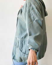 Load image into Gallery viewer, Vintage Sage Silk Jacket
