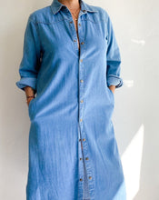 Load image into Gallery viewer, Vintage Denim Long Dress
