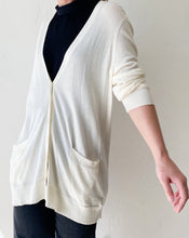 Load image into Gallery viewer, Lauren by Ralph Lauren Cream Cardigan
