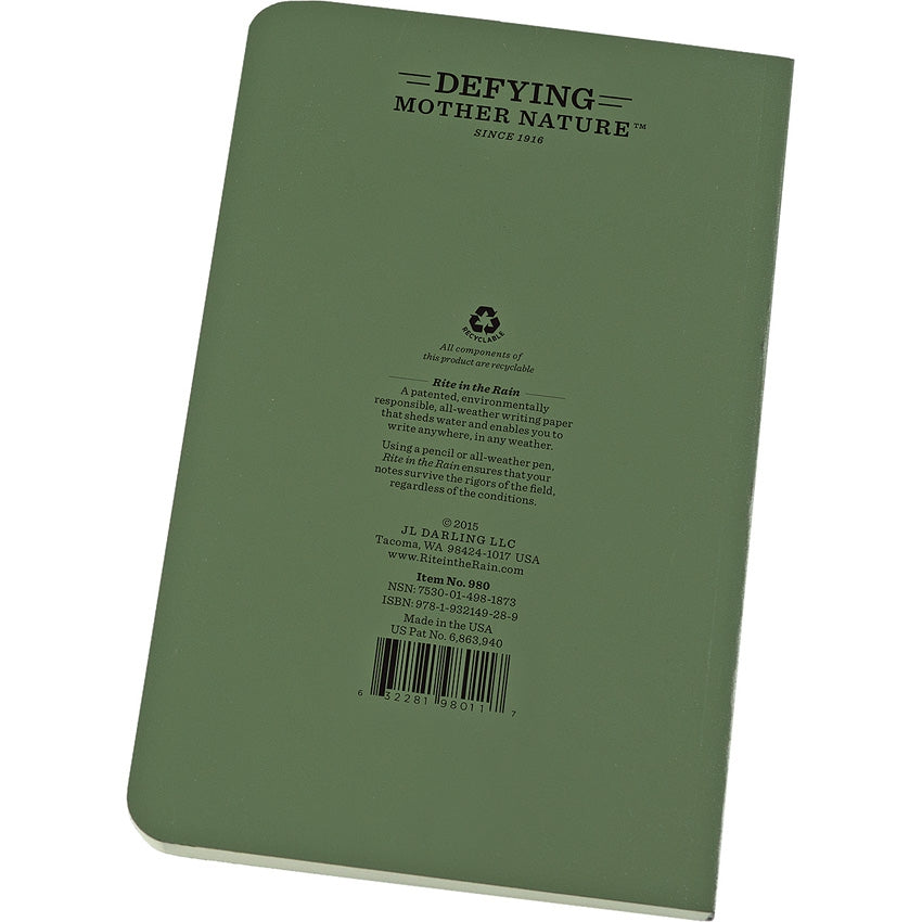 Rite in the Rain Field Side Bound Notebook