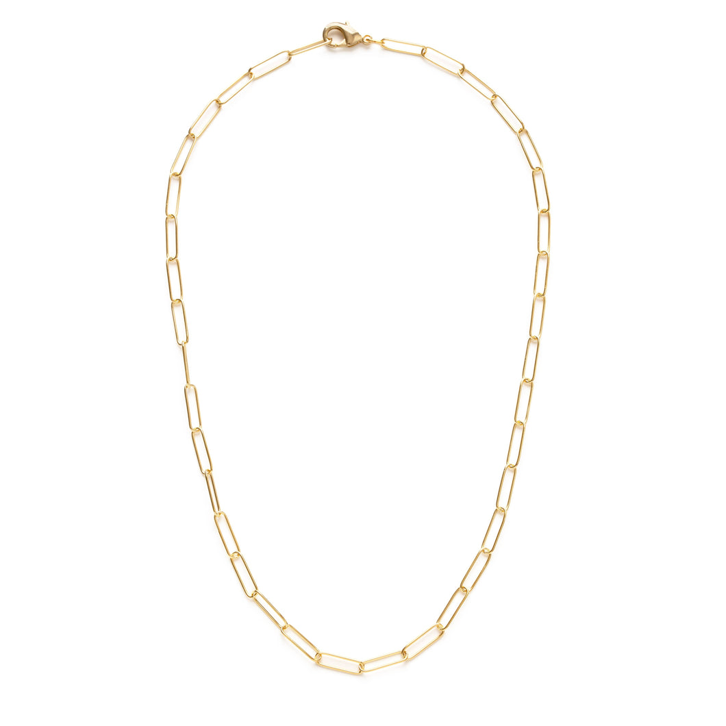 Paperclip Chain Necklace 18