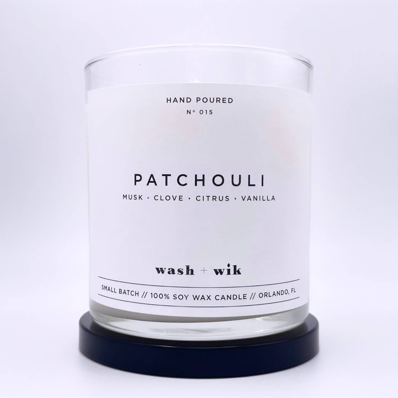 Patchouli Soy Wax Candle | Earthy | Amber