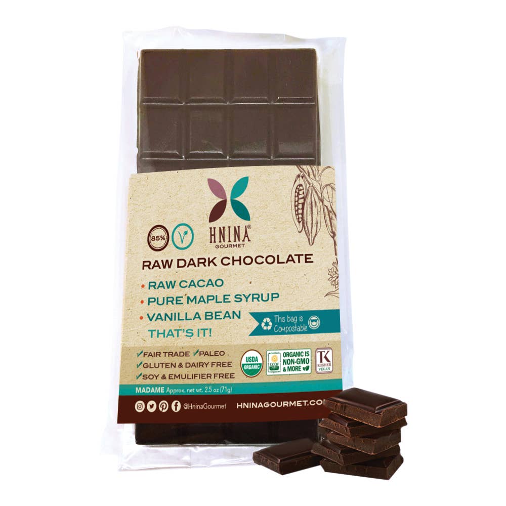 Organic Raw Dark Chocolate Bars