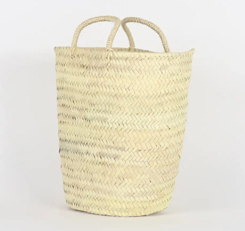 Portland Straw Bucket Bag