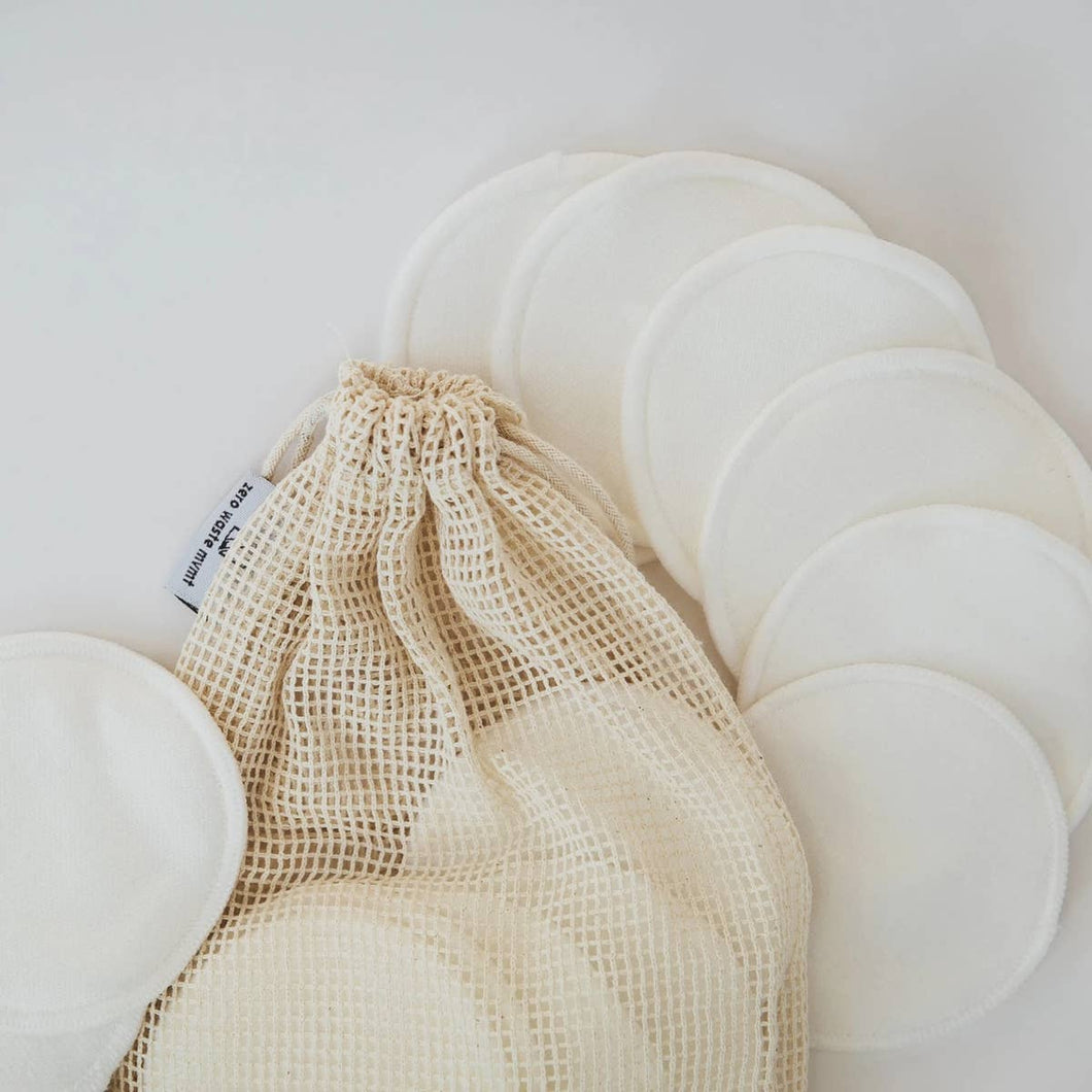 Makeup Remover Pads (12) with Bag